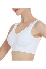 Women's Sports Bra Medium Support Comfortable Daily Yoga Bras Removable Pads - Mój wygląd - $7.99  ~ 6.86€