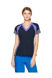 WonderWink Women's Four-Stretch V-Neck Color Block Scrub Top - My look - $23.07 