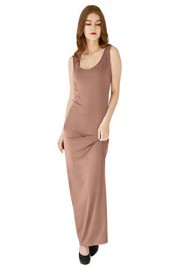 YMING Women Casual Summer Dresses Bodycon Sexy Long Dress Sleeveless Maxi Dress - My look - $23.99 