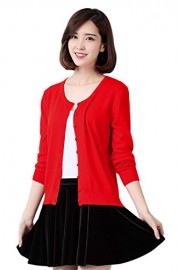YMING Womens Long Sleeve Button Down Classic Knit Cardigan Sweater M-4XL - My look - $28.99 