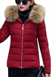 YMING Women's Winter Down Coat Warm Thickened Quilted Parka Jacket with Hood - Моя внешность - $71.99  ~ 61.83€