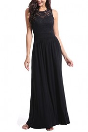 Zattcas Womens Casual Sleeveless Vintage Floral Lace Party Bridesmaid Wedding Maxi Dress … - Moj look - $79.99  ~ 508,14kn