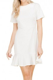 iconic luxe Women's Short Sleeve Peplum Dress - My look - $50.00 