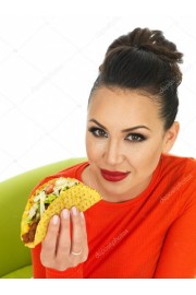 model with taco - Mi look - 
