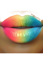 rainbow lips - Moj look - 