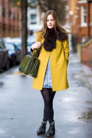 Yellow coat style - My look - 