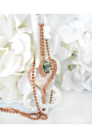 turquoise copper heart necklace - 相册 - 