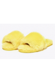 yellow slippers - Moj look - 