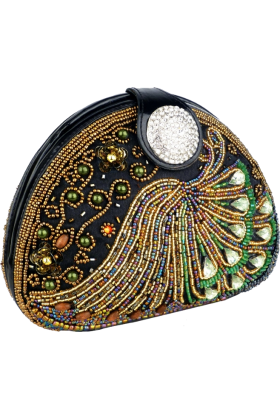 MG Collection Clutch bags - Sophisticated Half-moon Colorful - $59.50 - www.paulmartinsmith.com