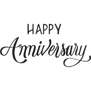 Happy Anniversary Black Faux Leather - Fashion Trend 2020 Collection 